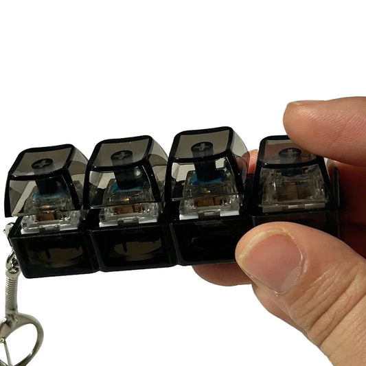 لوحة مفاتيح ميكانيكية صغيرة مع إضاءة